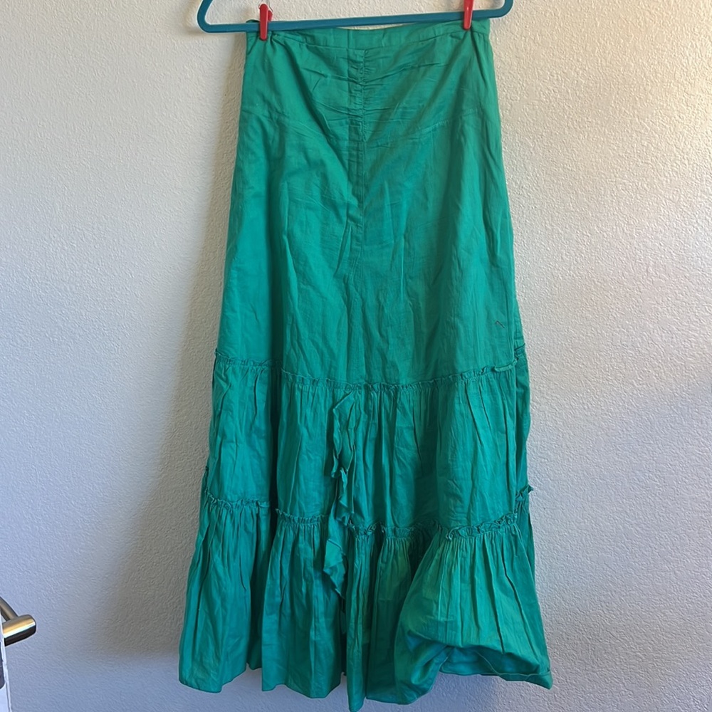 Venus green ruffle skirt - Picture 4 of 6